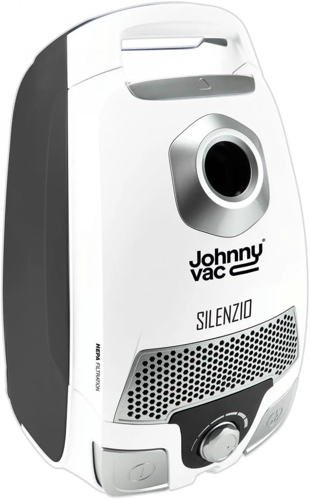 Alt view image 2 of 7 - Johnny Vac Canister Vacuum Silenzio - HEPA Filtration - HEPA Bag - Wessel-Werk Turbo Air Nozzle - Telescopic Handle - Set of Brushes