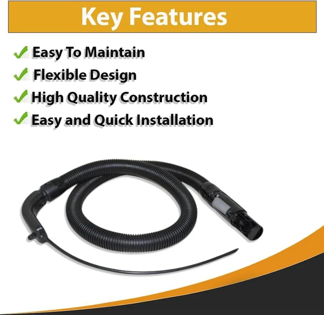 Alt view image 3 of 7 - Replacement Hose with cuff and duct intake for Bissell Vacuum Cleaner, Replaceable Vacuum Cleaner Hose Compatible with Spot Clean Carpet Cleaner 5207-1, 5207-8, 5207-A, 5207-R, 5207-T, 5207-W
