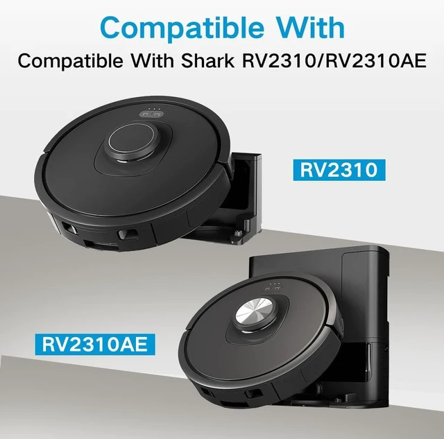 Alt view image 7 of 7 - Vacuum Gasket In Hepa Filters Side Brush Compatible With Shark RV2310/RV2310AE Washable Robot Replacement Part (4 Hepa Filter)