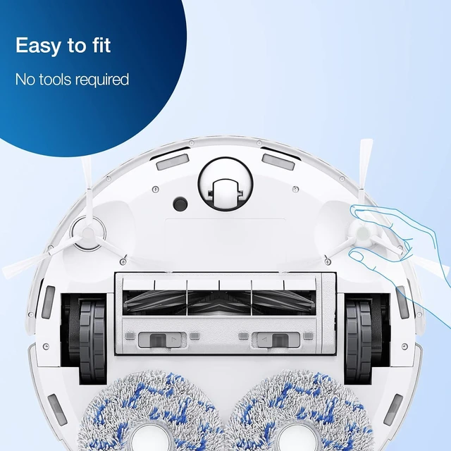 Alt view image 4 of 6 - ECOVACS Deebot Accessory Pack (Replacement Brushes and Filters) for Deebot T20 Omni Robot Vacuum and mop Cleaner
