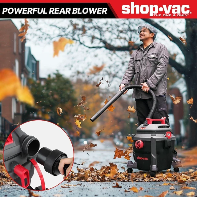 Alt view image 4 of 7 - Shop-Vac 5430097 6 Gallon 5 Peak HP Wet/Dry Vacuum with Blower Function