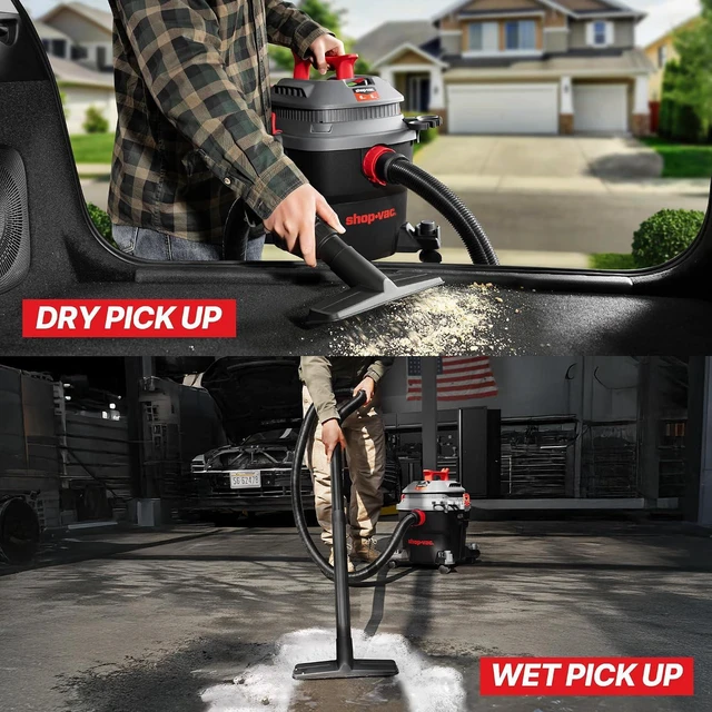Alt view image 7 of 7 - Shop-Vac 5430097 6 Gallon 5 Peak HP Wet/Dry Vacuum with Blower Function