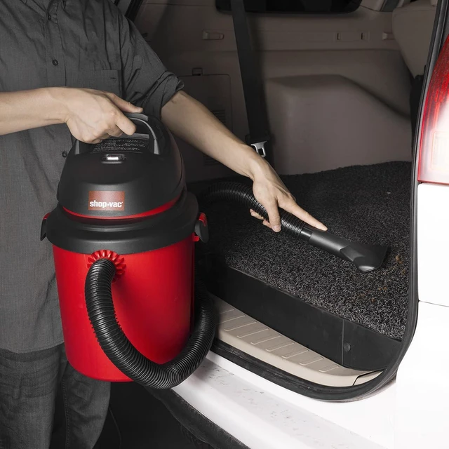 Alt view image 6 of 7 - Shop-Vac 4 Gallon 4.0 Peak HP Wet/Dry Vacuum, Wall Mounted, Blower