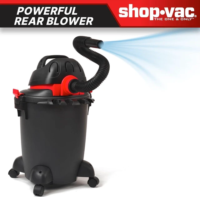 Alt view image 4 of 7 - Shop-Vac 5985005 6 Gallon 3.5 Peak HP Wet/Dry Vacuum with Blower Function