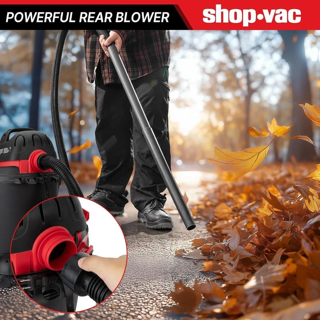 Alt view image 7 of 7 - Shop-Vac 5985005 6 Gallon 3.5 Peak HP Wet/Dry Vacuum with Blower Function