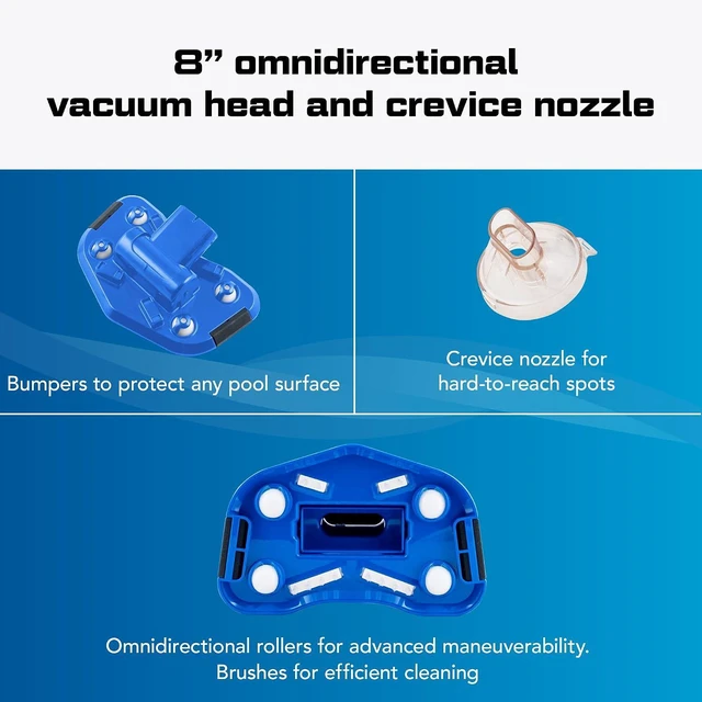 Alt view image 6 of 7 - POOL BLASTER Catfish Gen 2 Cordless Rechargeable Spa & Hot Tub Vacuum