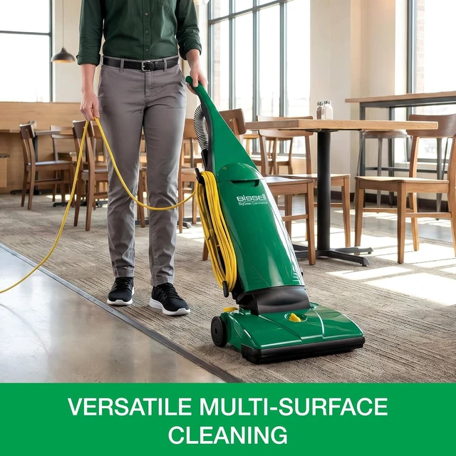 Alt view image 3 of 6 - BISSELL BigGreen Commercial PowerForce Bagged Lightweight, Upright, Industrial, Vacuum Cleaner, BGU1451T