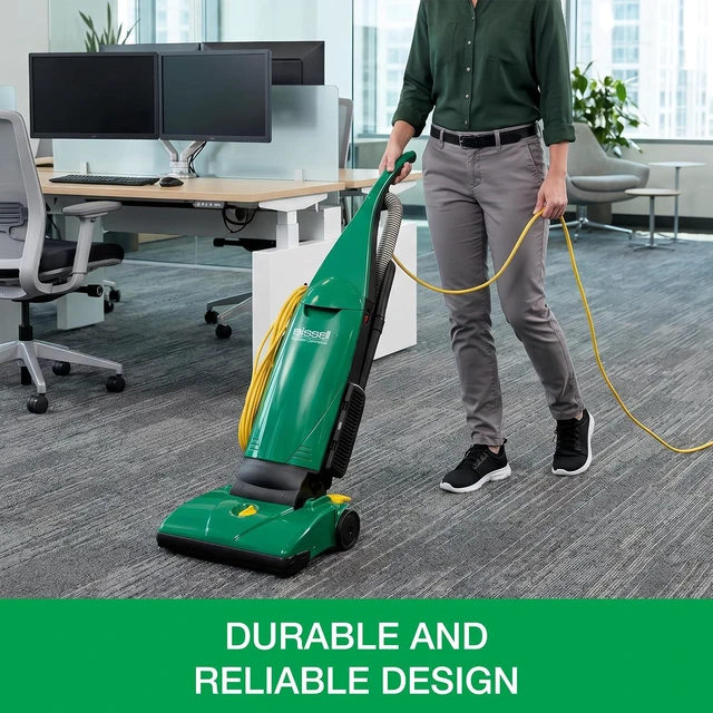 Alt view image 5 of 6 - BISSELL BigGreen Commercial PowerForce Bagged Lightweight, Upright, Industrial, Vacuum Cleaner, BGU1451T