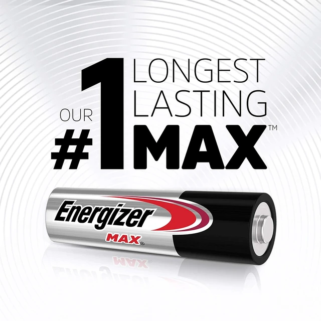 Alt view image 3 of 7 - Energizer AA and AAA Batteries, 48 Count, Combo Pack Contains 24 Max Double A and 24 Max Triple A Batteries