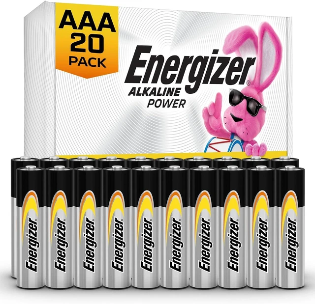 Main image of Energizer Alkaline Power AAA Batteries (20 Pack), Long-Lasting