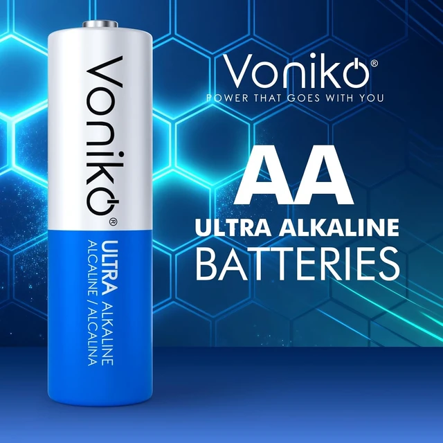 Alt view image 2 of 7 - Voniko AA Batteries 100 Pack - 1.5V Long-Lasting Alkaline Double A Battery