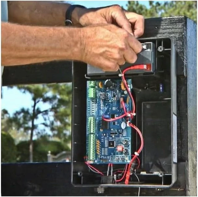 Alt view image 3 of 3 - Mighty Mule 12-Volt Battery for Mighty Mule Automatic Gate Openers (FM150) , Black