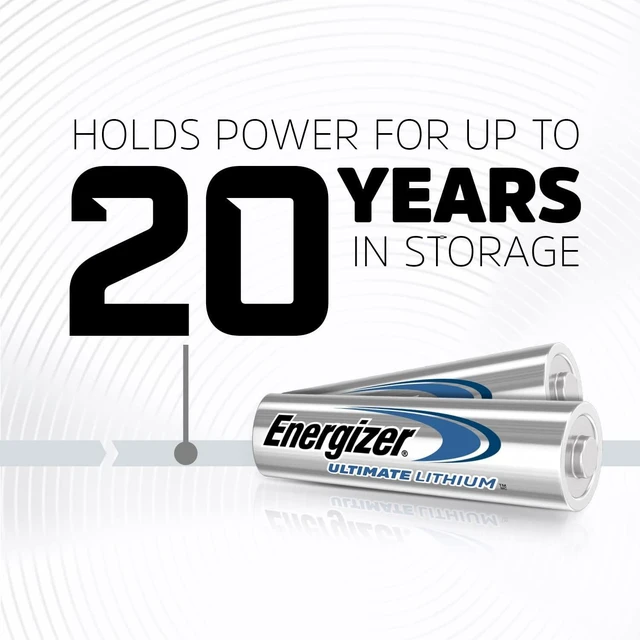 Alt view image 4 of 7 - Energizer AA Batteries, Ultimate Double A Battery Lithium, 12 Count (Pack of 2)