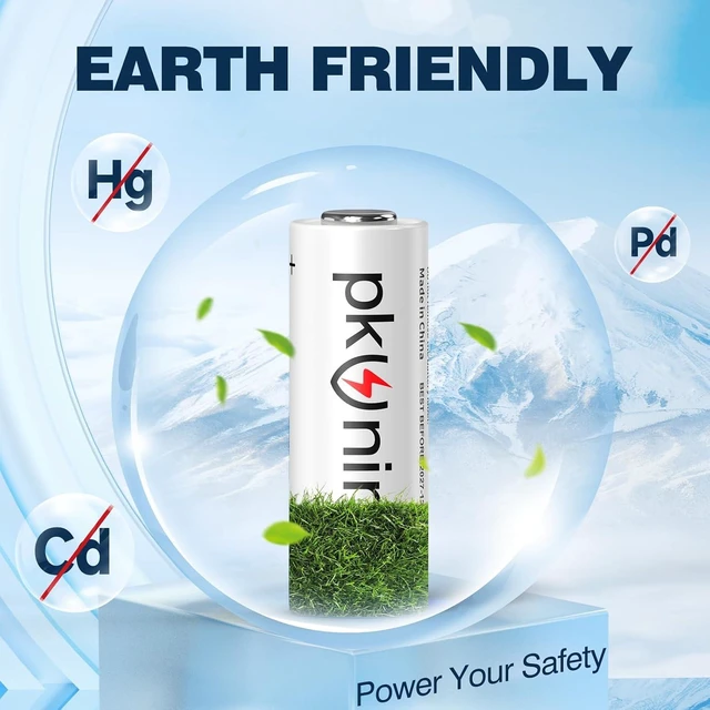 Alt view image 6 of 7 - PKUNIN A23 23A 12 Volt Battery Alkaline 23A 12V Battery for Remote 20 Pack