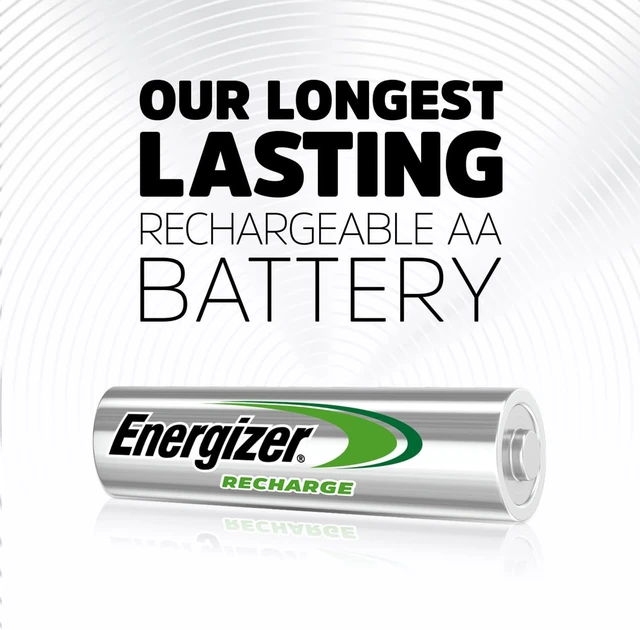Alt view image 2 of 7 - Energizer Recharge Universal Rechargeable AA Batteries (16 Pack), Double A Rechargeable Batteries