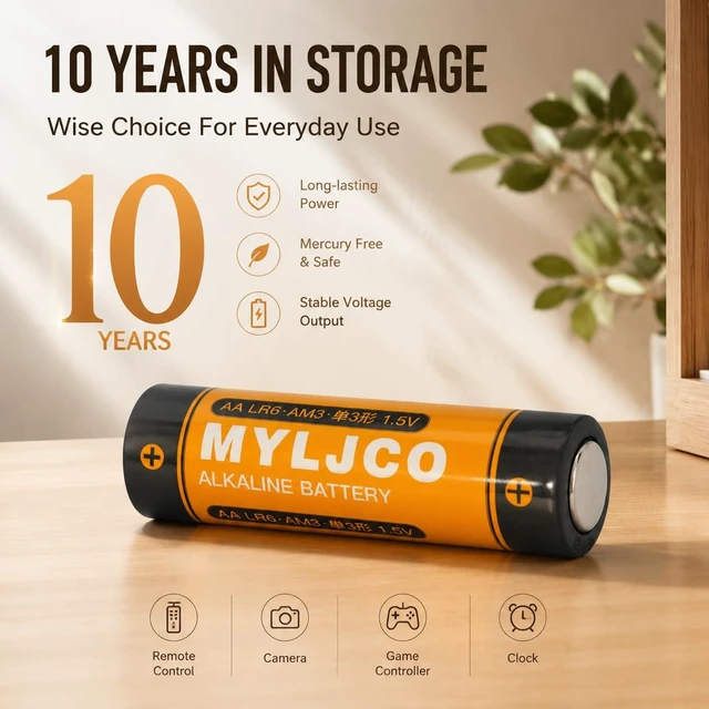 Alt view image 4 of 7 - Upgraded 200 Count-AA & AAA High-Performance Alkaline Batteries Value Pack
