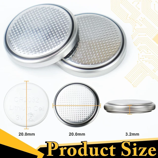 Alt view image 6 of 7 - 200PCS CR2032 Lithium Battery Batteries 3V Coin Button Cell