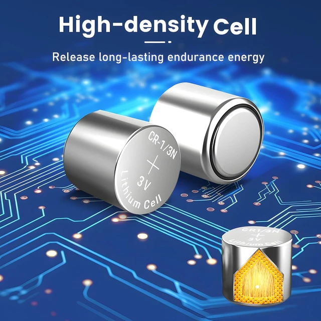 Alt view image 6 of 6 - YKM 10 Pack CR1/3N 3V Lithium Battery 1/3N DL1/3N CR-1/3N 2L76