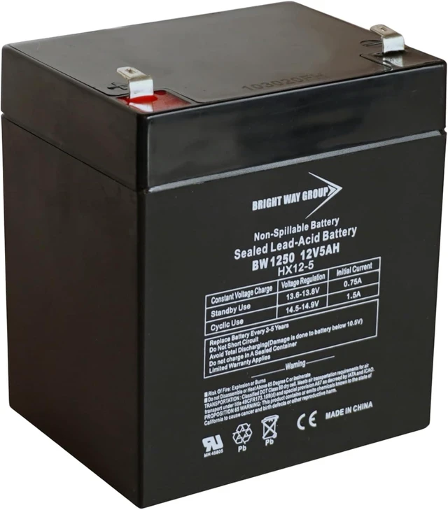 Main image of Leoch Battery DJW12-4.5 Compatible Battery, 12V 5Ah 1 BW1250-F1