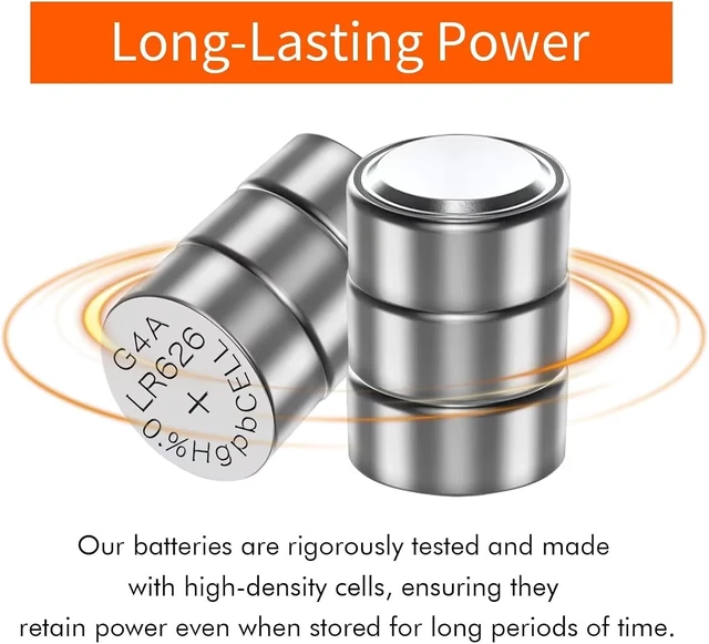 Alt view image 2 of 5 - HAOFILM 3LR6263AG43X377 Advanced Alkaline Battery, 4.5V Round Coin Cell Battery, for Laser Training CartridgesPack of 10