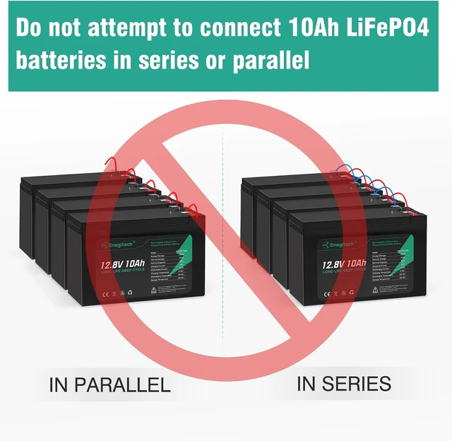 Alt view image 3 of 7 - 12V 10Ah LiFePO4 Lithium Battery, 2000+ Cycles Perfect for Fish Finders