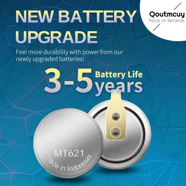 Alt view image 2 of 6 - 295-5100 Battery,(2026 New) Rechargeable Battery for Citizen Eco Drive Watch Capacitor 295-5100 MT621 BP10, E000, E001, E010, E011
