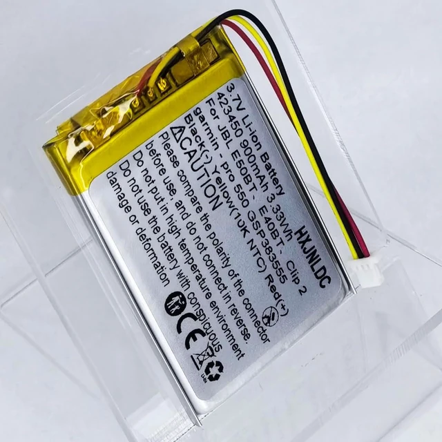 Alt view image 6 of 7 - DC 3.7V 900mAh 423450 GSP383555 Rechargeable Lithium Polymer Battery, Suitable for DIY 3.7-5V Electronic Products with Built-in 3-Wire Battery Replacement