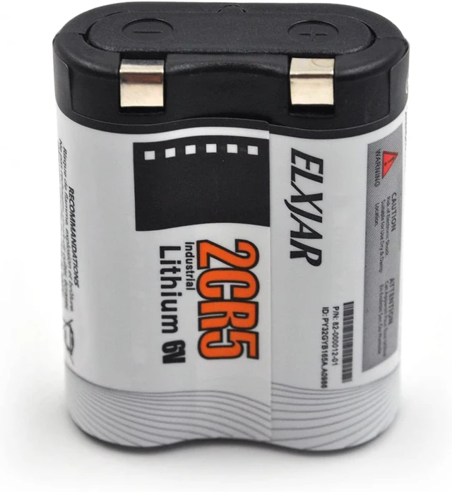 Alt view image 6 of 6 - (5-Pack) 6V 1300mAh 2CR5 Battery for 2CR5M 5032LC DL245 EL2CR5 KL2CR5