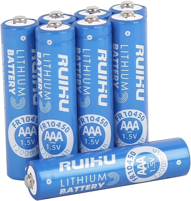 Main image of AAA Lithium Batteries, 8 Pack Lithium Iron Triple A Batteries, 1.5V 1200mAh Longer Lasting AAA Lithium Batteries, Non-Rechargeable (Lithium AAA-8 PCS)