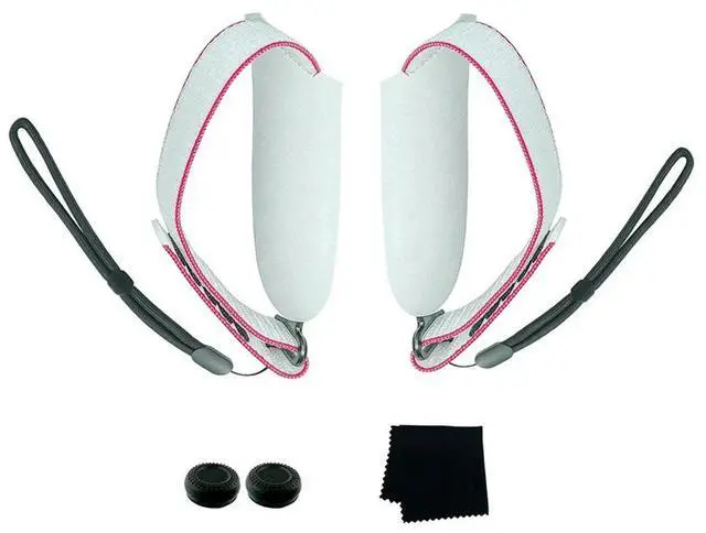 Main image of Accessories Pack Adjustable Active Straps Replacement Kit l Ring Buckle Joystick Caps for Quest 3 VR Controller Grips