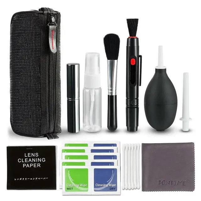 Alt view image 6 of 7 - 19Pcs Dust Cleaner Camera Cleaning Lens Pen Brush Kit Camera Cleaner Kit DSLR Lens Digital Camera Sensor Cleaning