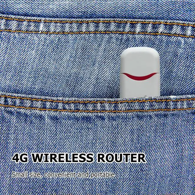 Alt view image 6 of 7 - 4G LTE Router 150Mbps Modem Stick USB Dongle SIM Card Slot Pocket Hotspot Wireless Router for Laptops UMPC MID