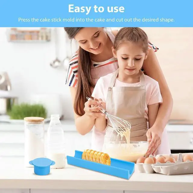 Alt view image 3 of 4 - Circle Cake Pop Cutter and Pusher 3D Printed Baking Molds Circle Maker Cutter Molds Kit for Parties Wedding Home Desserts Making