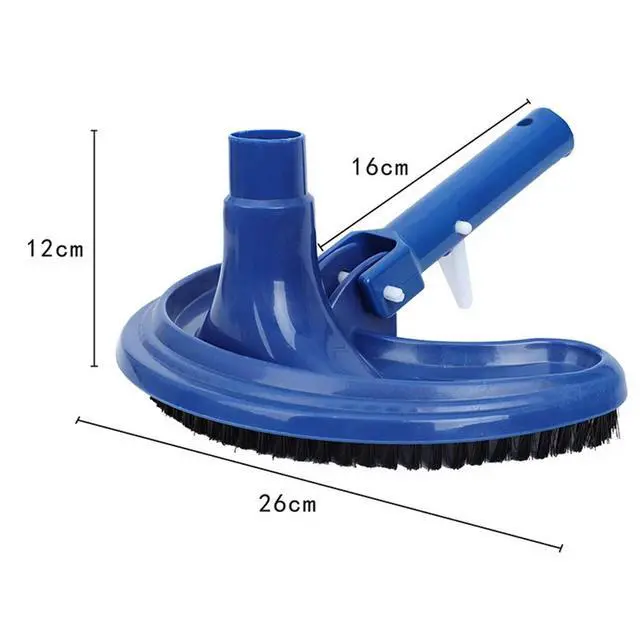 Alt view image 4 of 4 - Vacuum Head Brush Cleaner Pool Suction Crescent Type Swimming Pool Cleaning Tool