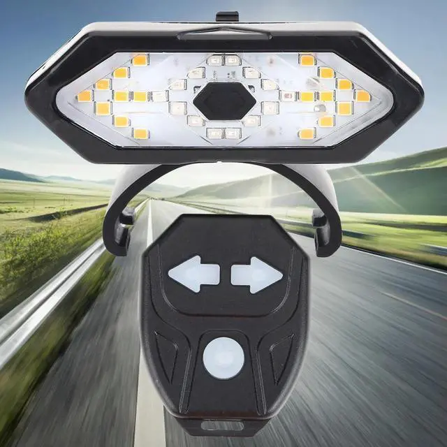 Alt view image 7 of 7 - Turn Signal Safety Light 900mAh Rear Lamp Wireless Remote Control Micro USB Rechargeable Waterproof for M365 Pro 2 MI 4