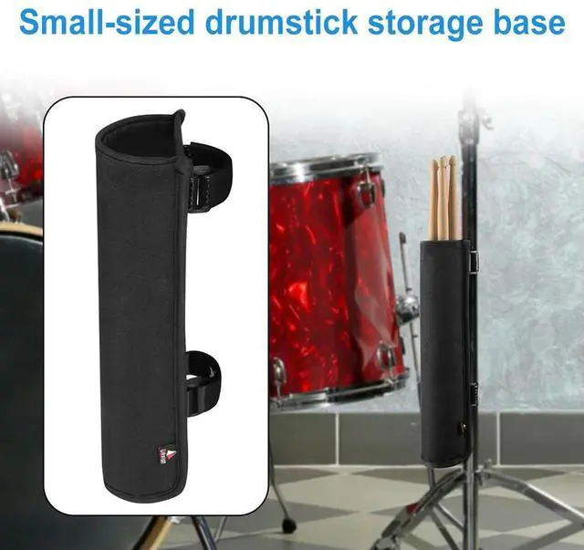 Alt view image 7 of 7 - Drumstick Container Bag Nylon Drum Sticks Holder Bag Drumstick Tube Bag for Drumsticks Mallets