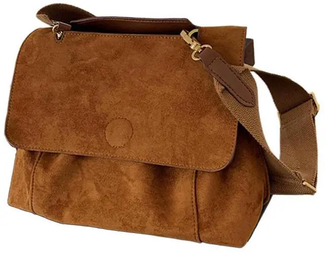 Alt view image 2 of 4 - Women Retro Shoulder Bag Large Capacity Vintage Crossbody Bag Solid Color Casual Crossbody Bag Ladies Commute Bag