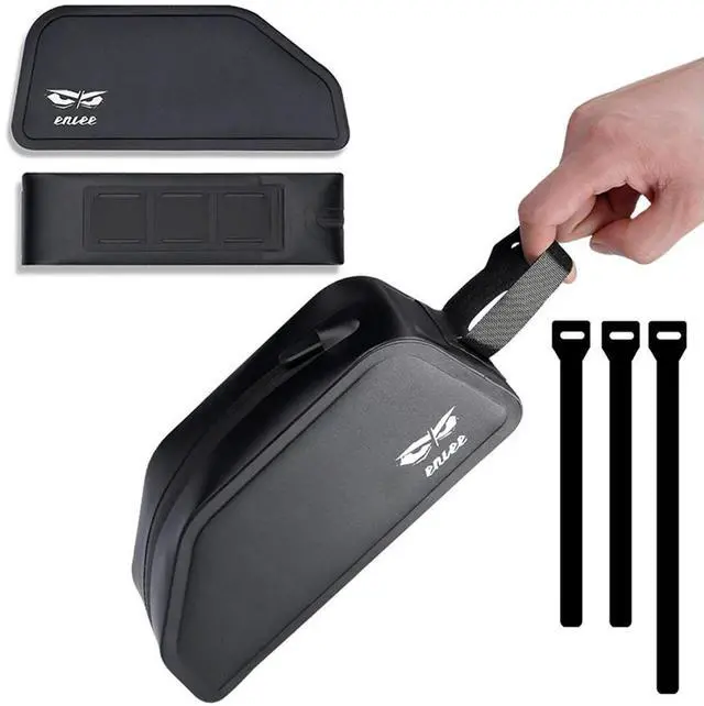 Alt view image 3 of 4 - 1.5L Bike Frame Bag Waterproof Bicycle Top Tube Bag TPU Cycling Tools Bag for MTB Road Bike Accessories