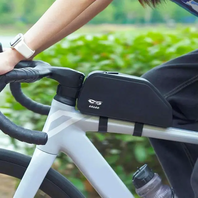 Alt view image 4 of 4 - 1.5L Bike Frame Bag Waterproof Bicycle Top Tube Bag TPU Cycling Tools Bag for MTB Road Bike Accessories