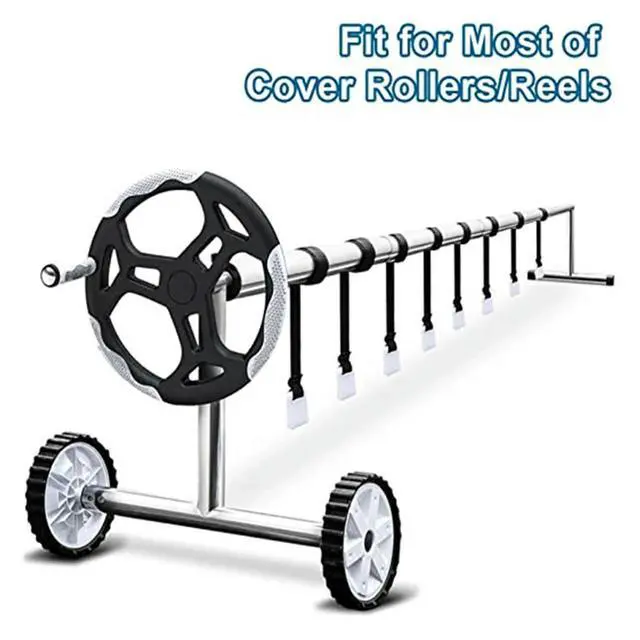 Alt view image 4 of 4 - 8pcs Swimming Pool Solar Cover Reel Attachment Kit Swimming Pools Reel Tube Tool Easy Assemble Solar Blanket Accessories