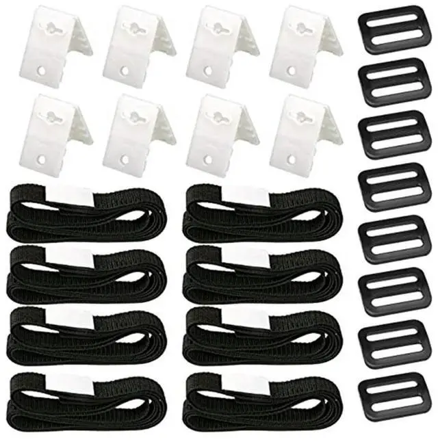 Alt view image 2 of 4 - 8pcs Swimming Pool Solar Cover Reel Attachment Kit Swimming Pools Reel Tube Tool Easy Assemble Solar Blanket Accessories