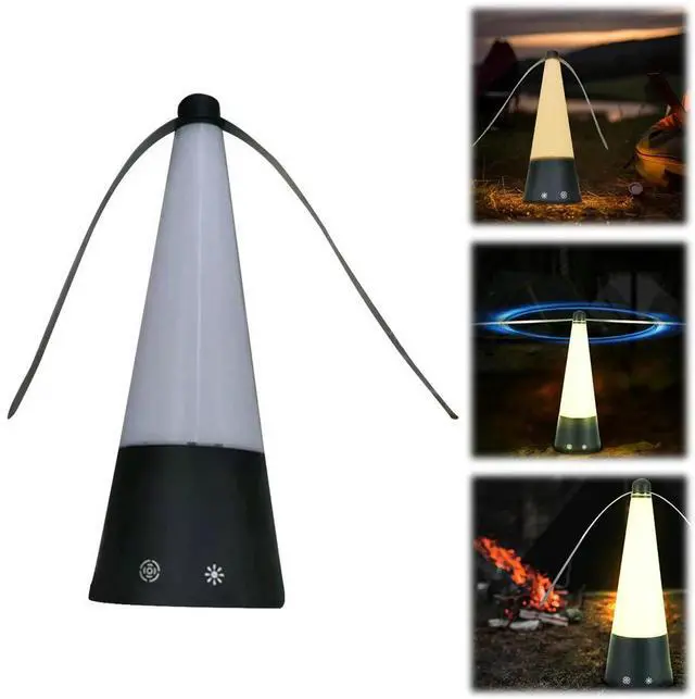 Alt view image 2 of 4 - Fly Deterrent with Holographic Blades Table Top Bug Repellent Fan LED Light Fly Swatter Fan for Picnic Restaurant Party Home BBQ