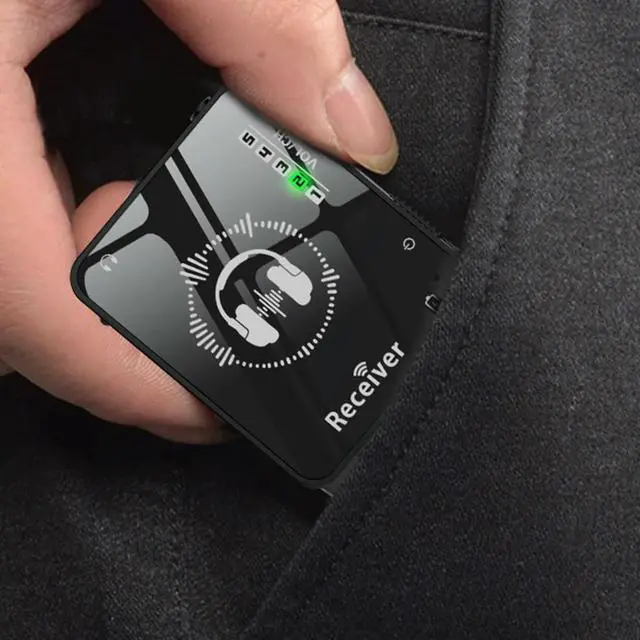 Alt view image 2 of 4 - Wireless In-Ear Monitor System Rechargeable Transmitter Receiver 40M Transmission for Studio Band Rehearsal Live Performance