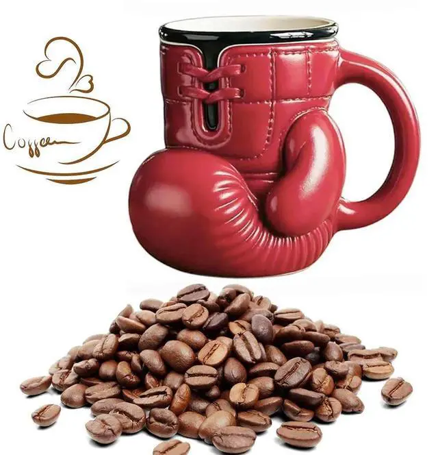 Main image of 1/2PCS Boxing Glove Mug 12OZ Boxing Coffee Mug Boxing Themed Tea Cup Novelty Coffee Cup for Boxers