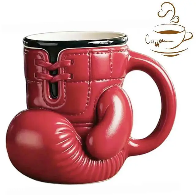 Alt view image 3 of 4 - 1/2PCS Boxing Glove Mug 12OZ Boxing Coffee Mug Boxing Themed Tea Cup Novelty Coffee Cup for Boxers