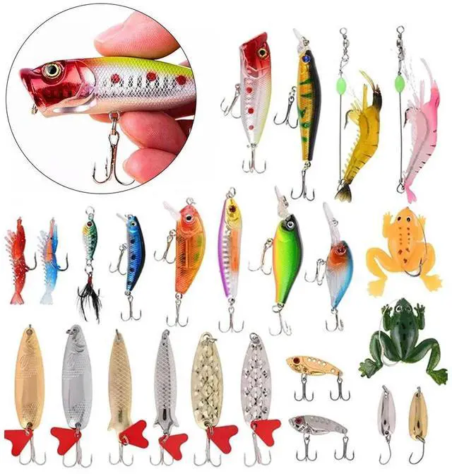 Alt view image 3 of 4 - Christmas Fish Bait Advent Calendars Creative Fishing Tackle Countdown Calendar Box Festival Theme Xmas Surprise Gift for Fisher