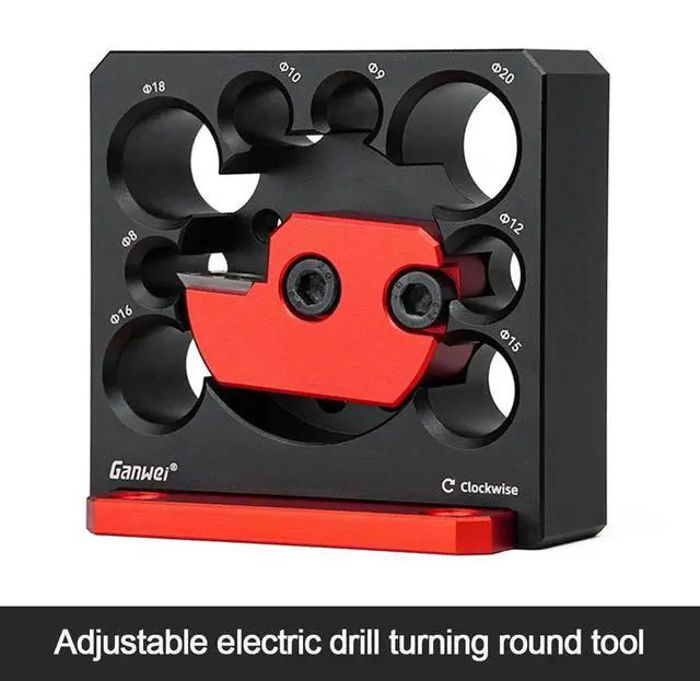 Alt view image 2 of 4 - Adjustable Dowel Maker Electric Drill Milling Dowel Round Rod Auxiliary Tool Metric 8mm-20mm with Carbide Blade Woodworking Tool