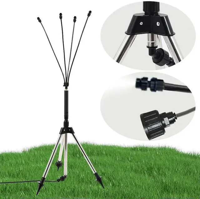 Alt view image 4 of 4 - Water Mister Adjustable Height Portable Misting Cooling System Portable Misters for Outside for Water Mist Playing Patio Cooling