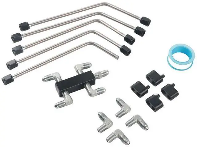 Main image of LS Coolant Crossover Steam Vent Kit Stainless Steel Complete Coolant Crossover Steam Vent Kit Fits for LS1 LS2 LS3 LS6 LS7 LSX