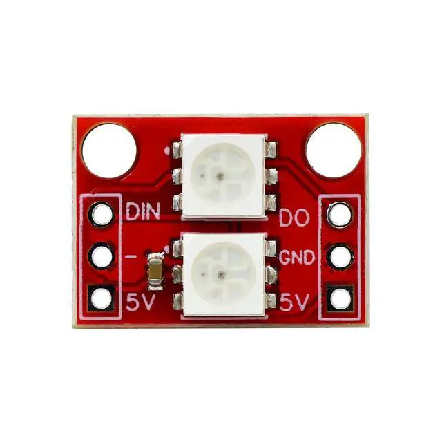 Alt view image 6 of 6 - 2-bit WS2812 5050 RGB LED Full-color lamp module SCM SMT32 ARM